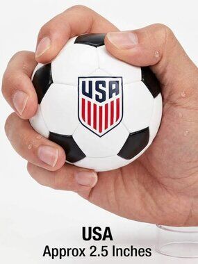 Mini USA Soccer Squishy, 2026 World Cup Stress Balls Toy, Party Favors Set of 3